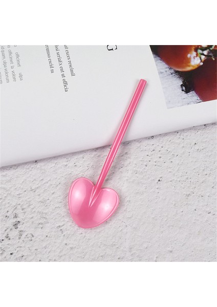 Tek Kullanımlık Sofra Takımları Gıda Sınıfı Emek Tasarrufu Sağlayan Kalp Şekli Tatlı Kaşıkları (Yurt Dışından) indirimleri
