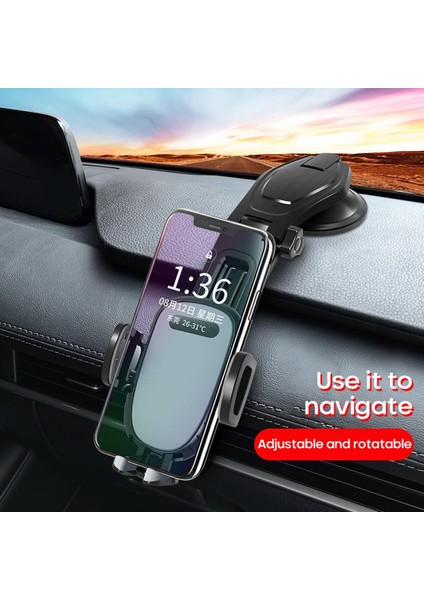 Geartronic 1 Adet Araç Telefonu Tutucu 360° Ön Cam Mobil Hücre Desteği Akıllı Telefon Evrensel Montaj Standı (Yurt Dışından) fiyatları