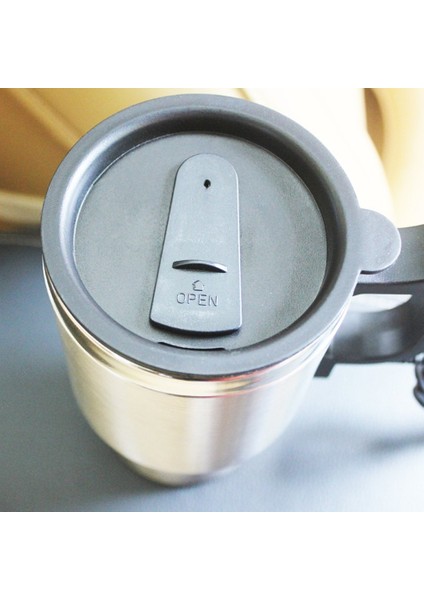 Ma 12 V Çelik Termos Isıtma Fincan Araba Oto Adaptörü Isıtmalı Su Isıtıcısı Seyahat 500 Ml-Gümüş (Yurt Dışından) indirimleri