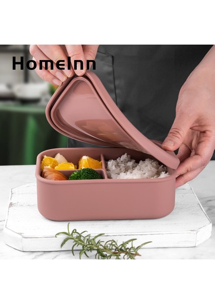 Homeınn Yemek Kabı Kokusuz Dayanıklı Ayırma Tasarımlı Öğle Yemeği Çantası (Yurt Dışından) indirimleri