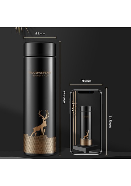 500 ml Akıllı Sıcaklık Göstergesi Paslanmaz Çelik Yalıtım Fincan Çay Bardağı Kahve Fincanı Vakumlu Şişe Ev Termos Çay Termos Termos Bardak Kahve Kupa Su Şişesi Ofis Iş Sıcak Satış (Yurt Dışından)