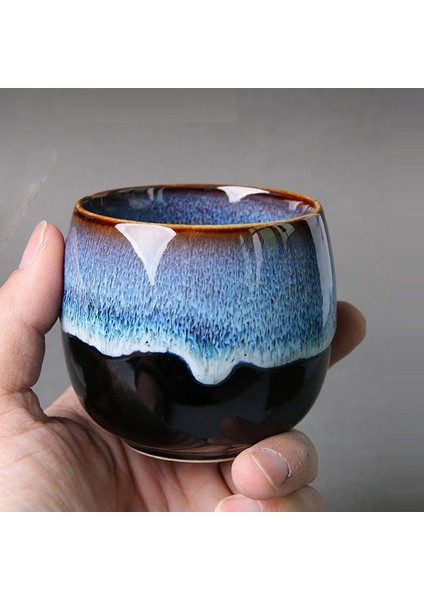 Büyük Seramik Çay Bardağı Kung Fu Çay Seti Fincan Teaware Kişisel Tek Fincan Ev Su Bardağı Ana Fincan Porselen Çay Fincanı B (Yurt Dışından)