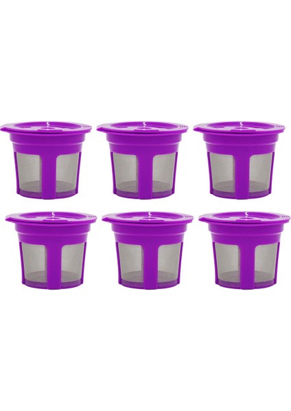 Keurig K50 K55 Kahve Makinesi Için 6 Adet Yeniden Kullanılabilir Doldurulabilir K-Cup Kahve Filtresi Pod (Yurt Dışından)