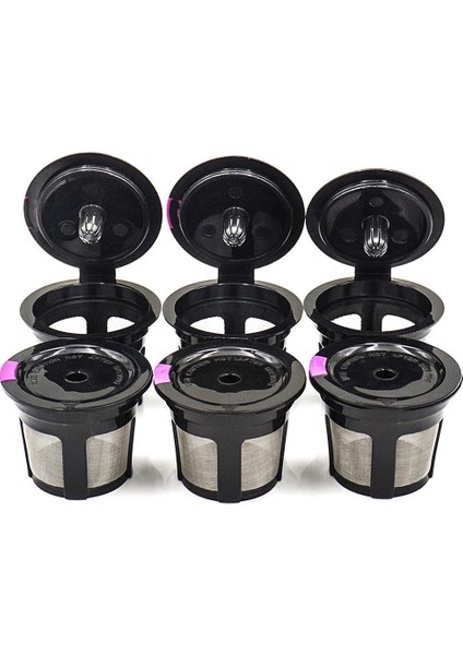 Keurig K50 K55 Kahve Makinesi Için 6 Adet Yeniden Kullanılabilir Doldurulabilir K-Cup Kahve Filtresi Pod (Yurt Dışından)