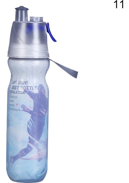 500 ml Taşınabilir Açık Spor Sprey Su Şişesi Çift Duvar Soğutma Içme Bardağı (Yurt Dışından) modelleri