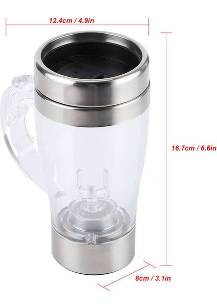 Kahve Kupa 350 ml Paslanmaz Çelik Otomatik Elektrikli Kendi Kendini Karıştıran Bardak Ev Ofis Için Karıştırma (Yurt Dışından) fırsatları