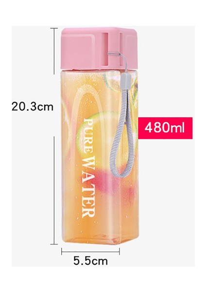 500 ml Plastik Spor Su Şişesi Büyük Kapasiteli Açık Mat Su Bardağı Erkekler Wome (Yurt Dışından) modelleri
