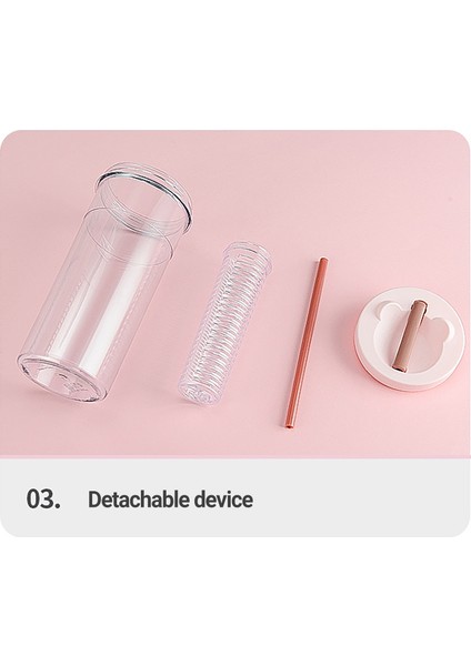 670/800 ml Su Bardağı Büyük Kapasiteli Meyve Filtresi Plastik Yaz Ev Için Samanlı Taşınabilir Su Şişesi (Yurt Dışından) indirimleri