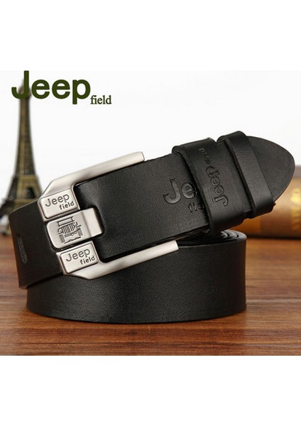 Jeep Alan Erkek Hakiki Deri Kemer Tasarımcısı Pin Toka Erkek Kemerleri Erkekler Yüksek Kaliteli Erkek Deri Kemer Erkekler Için Kemerler (Yurt Dışından)