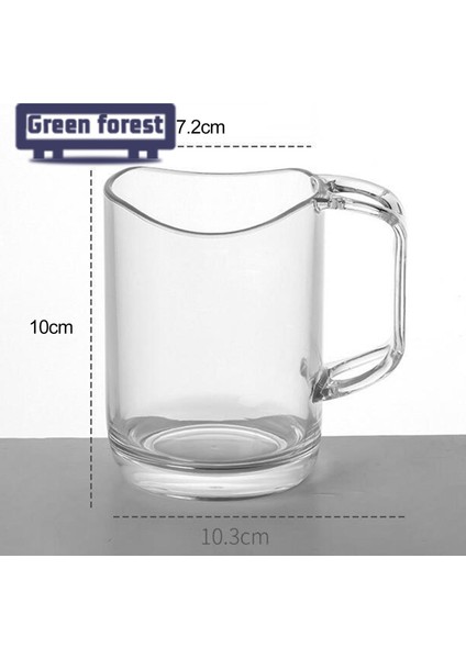 Yeşil Orman Ev Gargara Bardak Yaratıcı Şeffaf Görünüm Ev Gargara Bardak (Yurt Dışından) fırsatları