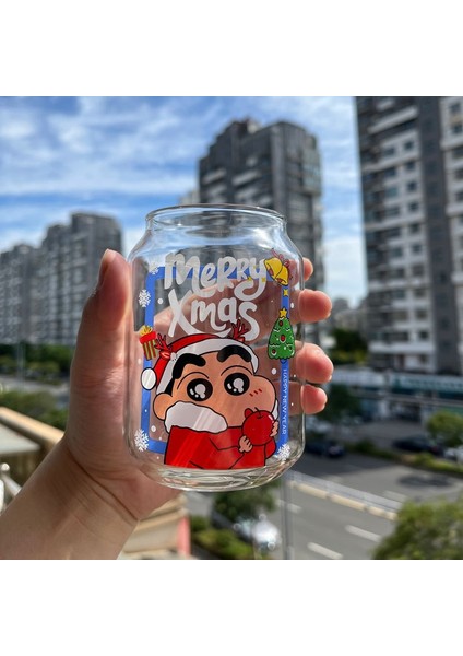 [yeni Ürün] Sevimli Cam Noel Karikatür Çift Fincan Öğrenci Yuvarlak Saman Bardak Ev Ofis Içecek Tasarlayabilir Hediye Fincan (Yurt Dışından) fırsatları
