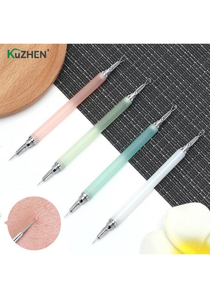 Adet Akne Temizleme Iğnesi Paslanmaz Çelik Sivilce Siyah Nokta Remover Aracı Kaşık Yüz Cilt Bakımı Aracı Iğneler Yüz Gözenek Temizleyici (Yurt Dışından) fırsatları