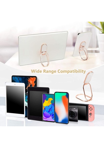 Telefon Zil Tutucu Parmak Kickstand 360° Döndürme Ultra-Ince Cep Telefonu Arka Kavrama iPhone Için Katlanabilir Cep Telefonu Standı (Yurt Dışından) indirimleri