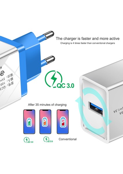 USB Şarj Aleti Hızlı Şarj 3.0 2.0 Seyahat Duvar Hızlı Şarj Adaptörü iPhone Xr Samsung S8 Tablet Ab Tak Cep Telefonu Şarj Cihazları (Yurt Dışından) fiyatları