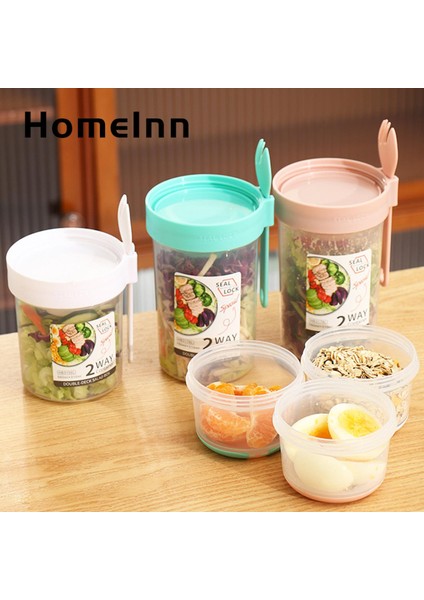Homeınn Fresh Kutu Sızdırmazlık Kahvaltı Taze Salata Kabı Yoğurt Kabı (Yurt Dışından)