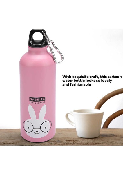 Seyahat Kupa 500 ml Alüminyum Karikatür Açık Spor Kamp Yürüyüş Su Içme Şişesi (Yurt Dışından) modelleri