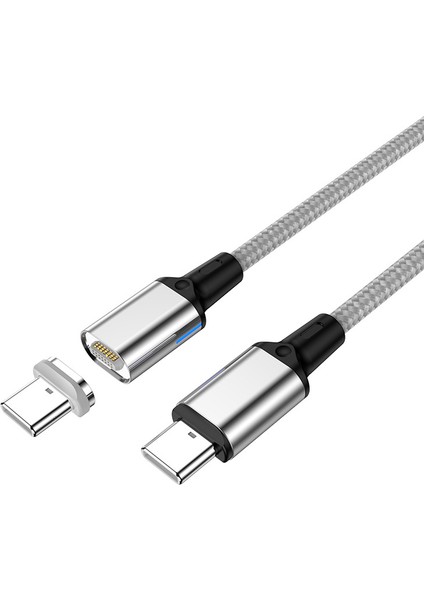 100W Pd 4.0 Hızlı Şarj Cihazı Usb-C Kablosu Hızlı Mıknatıslı Şarj Kabloları, Manyetik Veri Kablosu, Macbook Pro Huawei Matebook Için Uyumlu (Yurt Dışından) fiyatları