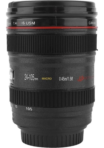 Abs Tl Kahve Kupa Bardak Su Kahve Çay Kamera Lens Kapaklı Bardak Hediye (Yurt Dışından)
