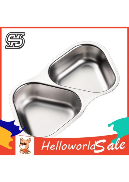 Helloworld Sos Tepsisi Yeniden Kullanılabilir Tuz Sirke Şeker Meze Tabağı (Yurt Dışından)
