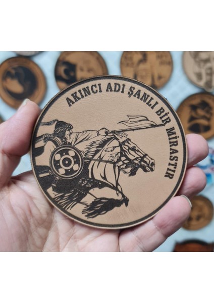 Akıncı Deri Peç -Arma - Leather Patch fiyatları
