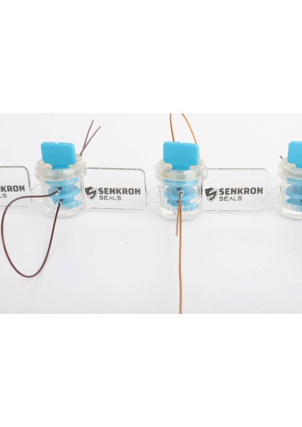Elektirik Doğalgaz Su Saati Sayaç Mühürü Mavi Sıra Numaralı - 322MM / 100 Adet fiyatları