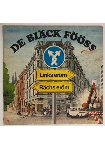 De Bläck Fööss Links Eröm Rächs Eröm Lp Plak (Orjinal 1977 Alman Baskı)