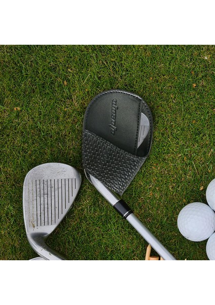 Golf Kulübü Demir Golf Sopası Kılıfı Başörtüsü Golfçü Için Açık Spor Aksesuarları Siyah (Yurt Dışından) modelleri