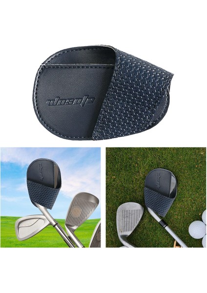 Golf Kulübü Demir Golf Sopası Kılıfı Başörtüsü Golfçü Için Açık Spor Aksesuarları Koyu Mavi (Yurt Dışından) indirimleri