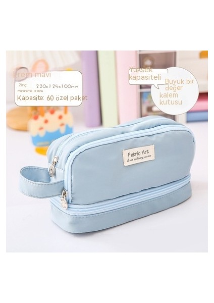 Öğrenci Kalem Kutusu Basit Ins Yüksek Görünümlü Büyük Kapasiteli Kalem Kutusu Fermuarlı Kalem Kutusu Yaratıcı Kırtasiye Kutusu (Yurt Dışından) indirimleri