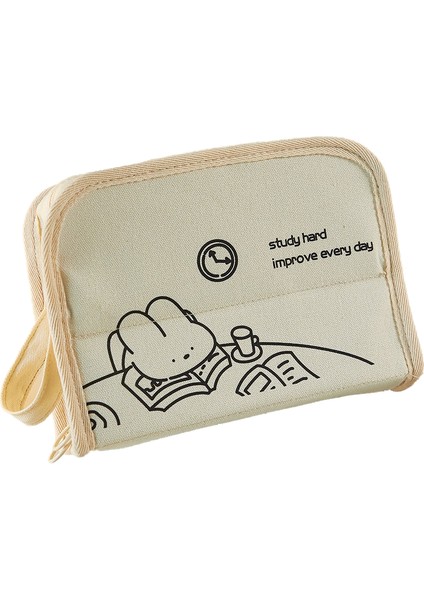 Açık Büyük Kapasiteli Kalem Kutusu, Büyük Kapasiteli Kanvas Kalem Kutusu, Kız Çocuklarına Yönelik Şık Görünümlü Çok Fonksiyonlu Kırtasiye Kutusu (Yurt Dışından)