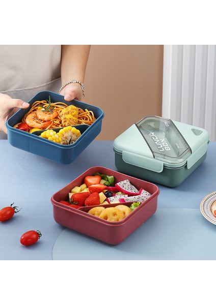 Öğrenciler ve Ofis Çalışanları Için Kare Öğle Yemeği Kutusu Öğle Yemeği Kutusu (Yurt Dışından) modelleri