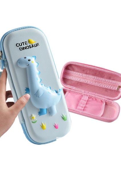 Öğrenci Kalem Kutusu Erkek Kalem Kutusu Kız Sevimli Yaratıcı Kalem Kutusu Çocuk 3D Kalem Kutusu (Yurt Dışından)