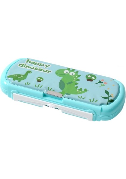 Beyaz Tahta, Sevimli ve Güzel Görünümlü Mavi Karikatür Çocuk Kalem Kutusu ile Yaratıcı Ilkokul Öğrencisi Çok Fonksiyonlu Kırtasiye Kutusu (Yurt Dışından)