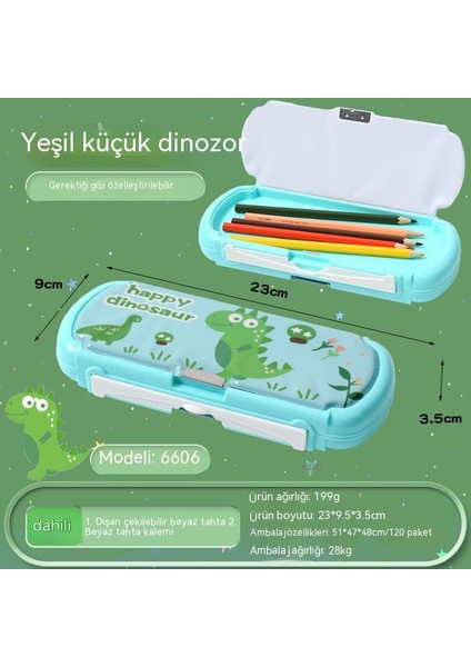 Beyaz Tahta, Sevimli ve Güzel Görünümlü Mavi Karikatür Çocuk Kalem Kutusu ile Yaratıcı Ilkokul Öğrencisi Çok Fonksiyonlu Kırtasiye Kutusu (Yurt Dışından) indirimleri