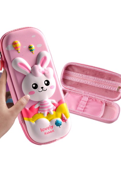 Öğrenci Kalem Kutusu Erkek Kalem Kutusu Kız Sevimli Yaratıcı Kalem Kutusu Çocuk 3D Kalem Kutusu (Yurt Dışından)