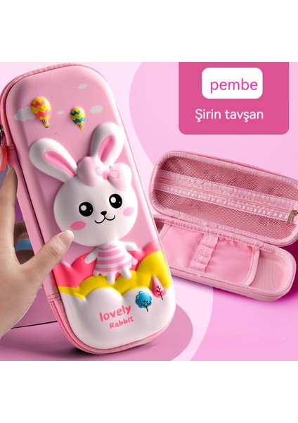 Öğrenci Kalem Kutusu Erkek Kalem Kutusu Kız Sevimli Yaratıcı Kalem Kutusu Çocuk 3D Kalem Kutusu (Yurt Dışından) indirimleri