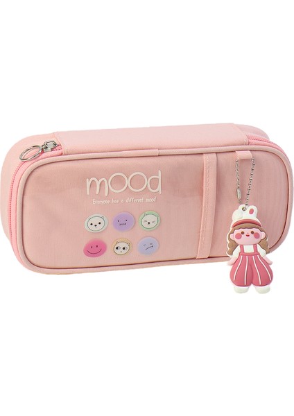 Ilkokul Öğrencileri Için Büyük Kapasiteli Kanvas Kalem Kutusu, Yaratıcı Kız, Yüksek Değerli Kırtasiye Kutusu (Yurt Dışından)