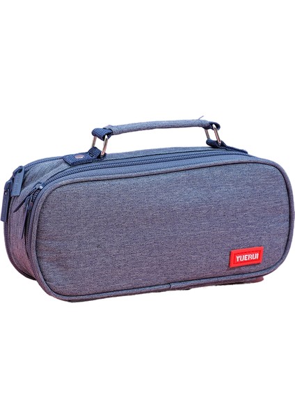 Büyük Kapasiteli Kırtasiye Çantası Öğrenci Kırtasiye Kutusu Oxford Kumaş Çok Katmanlı Kalem Kutusu Çift Katmanlı Fermuarlı Taşınabilir Kalem Çantası (Yurt Dışından) indirimleri