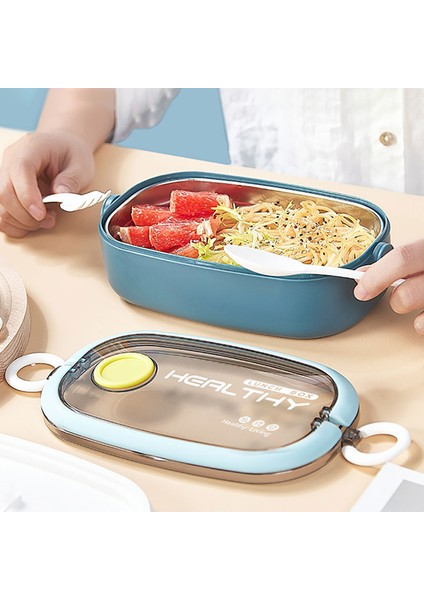 Paslanmaz Çelik Öğle Yemeği Kutusu Çatal Bıçak Takımı ile Çift Katmanlı Taşınabilir Japon Öğle Yemeği Kutusu Öğrenciler Için (Yurt Dışından) fiyatları