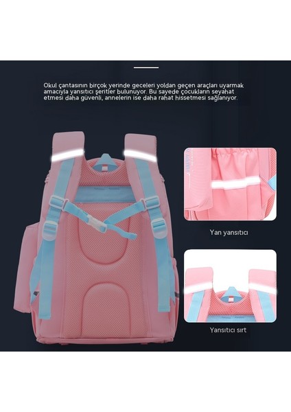 5. Sınıftaki Erkek ve Kız Ilkokul Öğrencileri Için Yükü Azaltmak ve Sırt Çantalarını Korumak Için Geniş Kapasiteli Bölmelere Sahip Yeni Çocuk Okul Çantaları (Yurt Dışından) modelleri