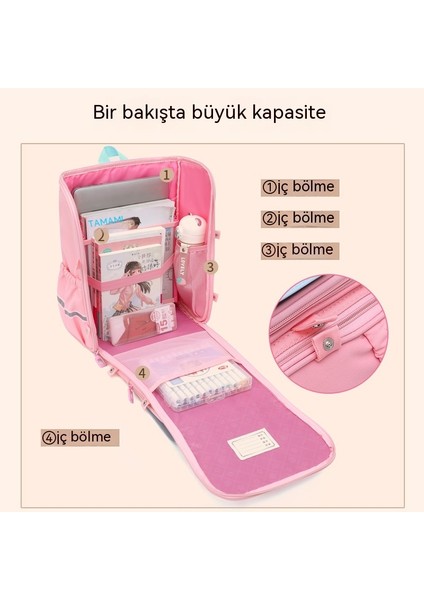 5. Sınıftaki Erkek ve Kız Ilkokul Öğrencileri Için Yükü Azaltmak ve Sırt Çantalarını Korumak Için Geniş Kapasiteli Bölmelere Sahip Yeni Çocuk Okul Çantaları (Yurt Dışından) indirimleri