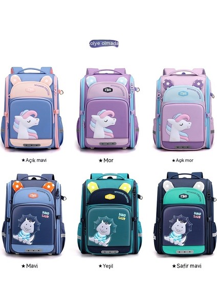 FastDeal Store Çocuk School BAGS3D Uzay Paketi Karikatür Ilkokul Öğrencisi Okul Çantası Omurga Kız Ilkokul (Yurt Dışından)