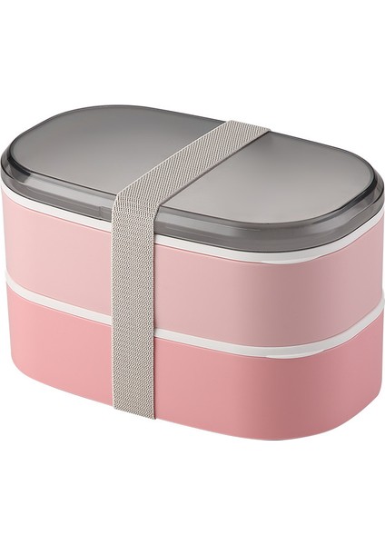 Japon Öğle Yemeği Kutusu, Ofis Çalışanları ve Öğrenciler Için Çift Katmanlı Öğle Yemeği Kutusu, Büyük Kapasiteli Öğle Yemeği Kutusu (Yurt Dışından)