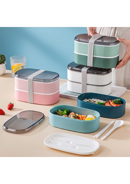 Japon Öğle Yemeği Kutusu, Ofis Çalışanları ve Öğrenciler Için Çift Katmanlı Öğle Yemeği Kutusu, Büyük Kapasiteli Öğle Yemeği Kutusu (Yurt Dışından) fiyatları