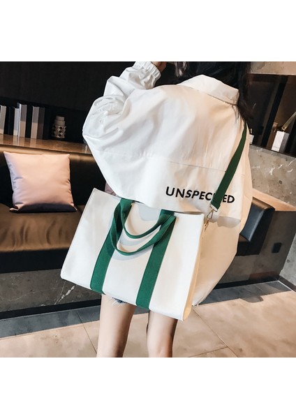 Minimalist Bayan Çanta, Evrak Çantası, Profesyonel Iş Kanvas Çanta, Büyük Kapasiteli Tek Omuzlu Messenger Çanta (Yurt Dışından) fiyatları