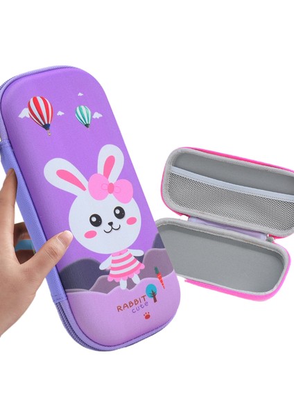 Karikatür Ilkokul Çocuk Kalem Kutusu 3D Sevimli Erkek ve Kız Kırtasiye Kutusu Büyük Kapasiteli Yaratıcı Kalem Kutusu Kalem Kutusu (Yurt Dışından)