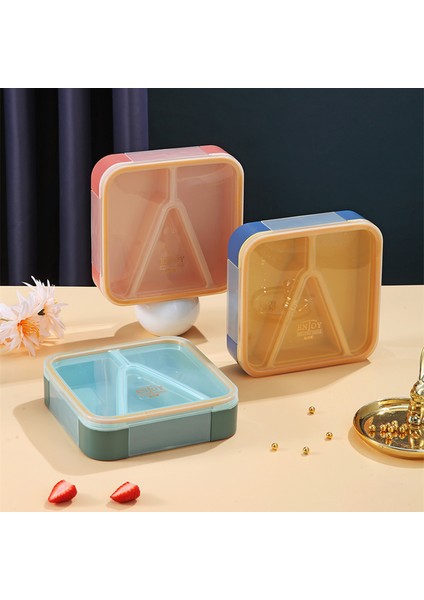 Kare Bölmeli Mühürlü Öğle Yemeği Kutusu, Isıtılabilir ve Soğutulmuş Plastik Saklama Öğle Yemeği Kutusu (Yurt Dışından) fiyatları