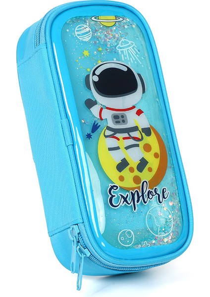 Kızlar Için Quicksand Kalem Kutusu, Karikatür Çocuk Kalem Kutusu, Öğrenci Sevimli Basit Yaratıcı Plastik Kalem Çantası (Yurt Dışından)