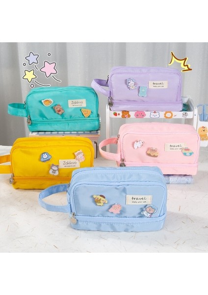 Ortaokul ve Ilkokul Öğrencileri Için Büyük Kapasiteli Kalem Kutusu, Çift Katmanlı Kalem Kutusu, Basit Çok Fonksiyonlu Kalem Kutusu ve Kırtasiye Kutusu (Yurt Dışından) modelleri