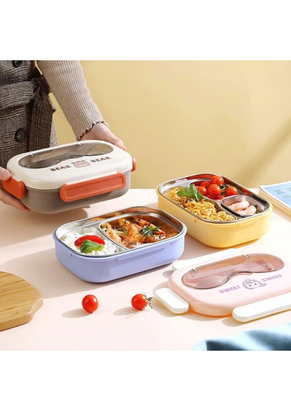 Paslanmaz Çelik Öğle Yemeği Kutusu, Bölünmüş Öğle Yemeği Kutusu, Ofis Çalışanı Öğle Yemeği Kutusu, Mikrodalga Isıtma (Yurt Dışından) fiyatları